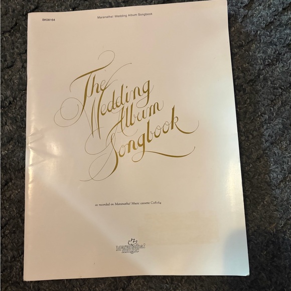 Other - The wedding album song book sheet music.